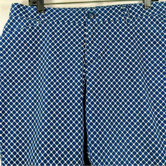 GAP Women’s Navy Diamond Pattern Pants - Picture 3 of 6